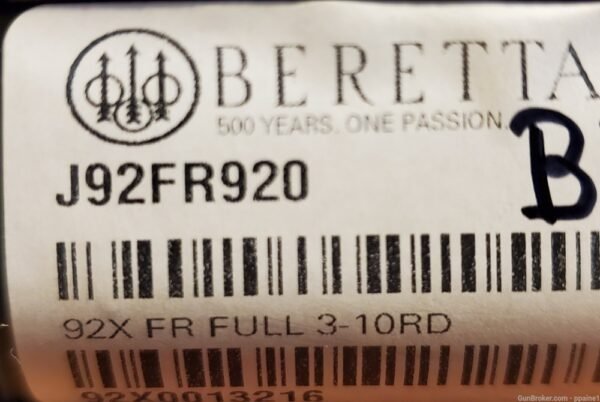 Buy Beretta 92X Full Size