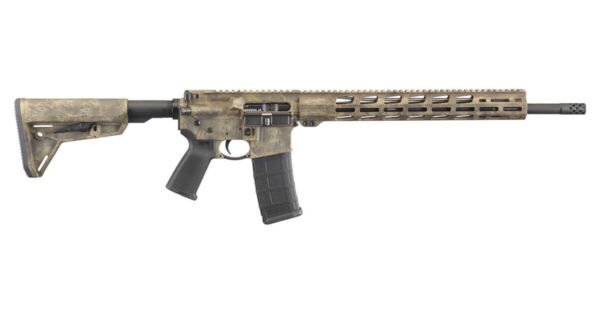 Ruger AR-556 MPR 5.56mm Semi-Auto Rifle with Frazzled Brown Cerakote Finish