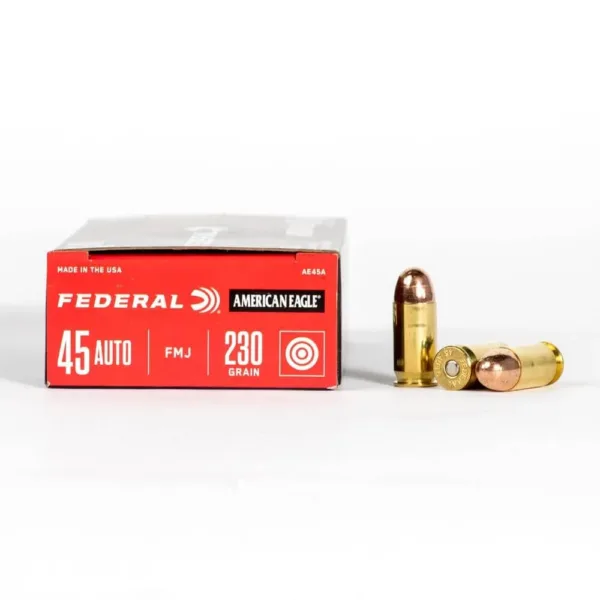 1000 Rounds of 45 ACP Ammo 230gr FMJ by Federal